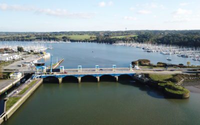 Travaux de rehaussement du barrage d’Arzal-Camoël