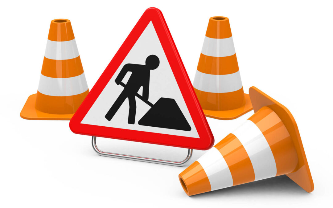 Travaux route rive Camoël